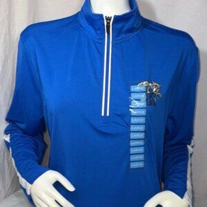UK Wildcats Top Of The World Pullover Sweater With Zipper Detail Unisex Size L